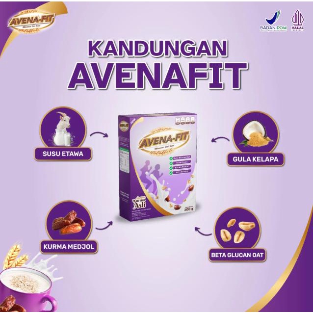 

Paket 2 Box Avenafit Susu Oat Kurma Medjol dengan Gula Kelapa - Sereal Sehat - Granola Food Oatmeal