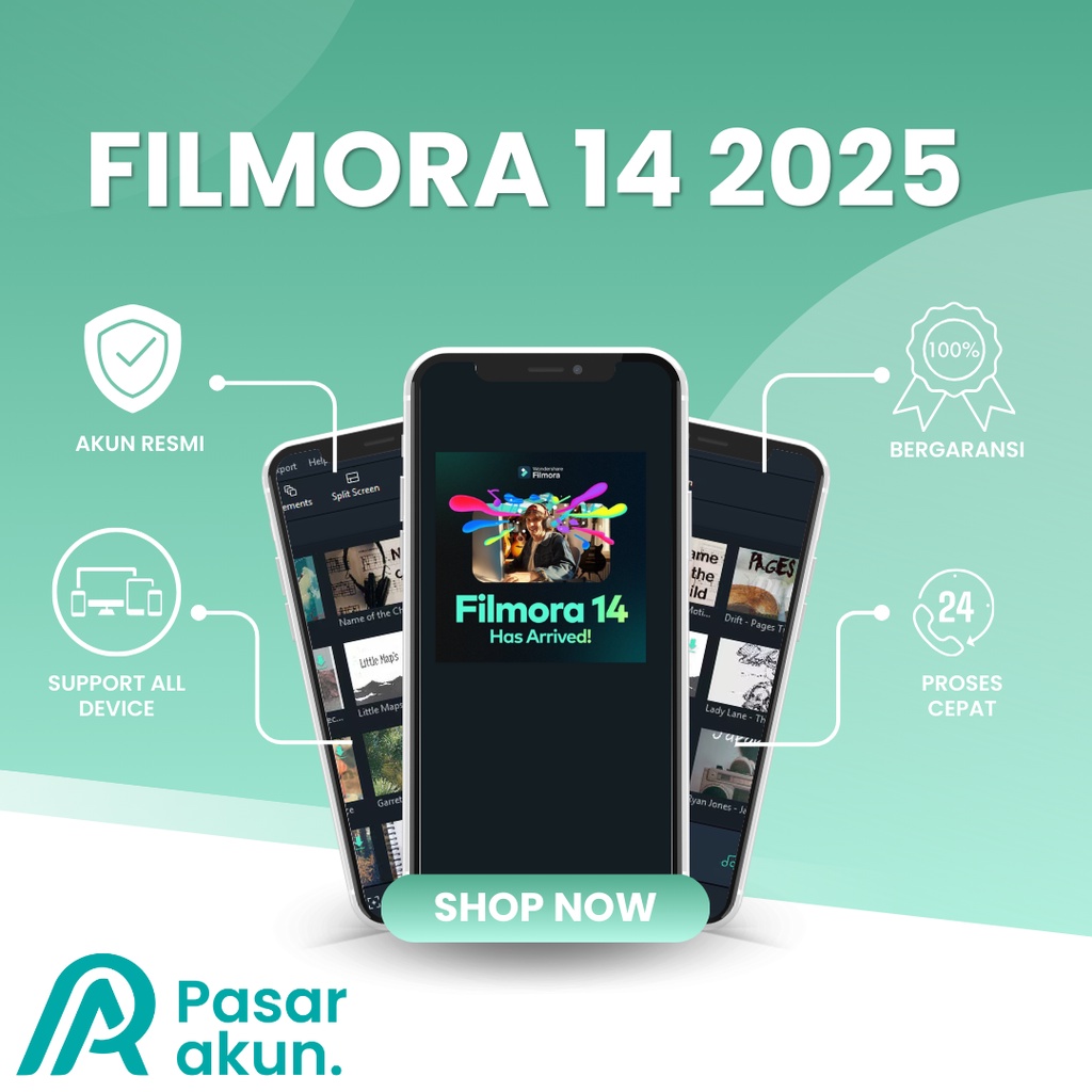 Filmora 14 Full Version Non Watermark Permanen - Filmora - Software Editing Video