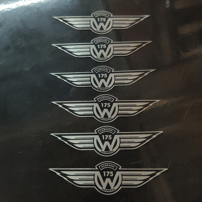 Emblem Stainless Kawasaki W175 Indonesia