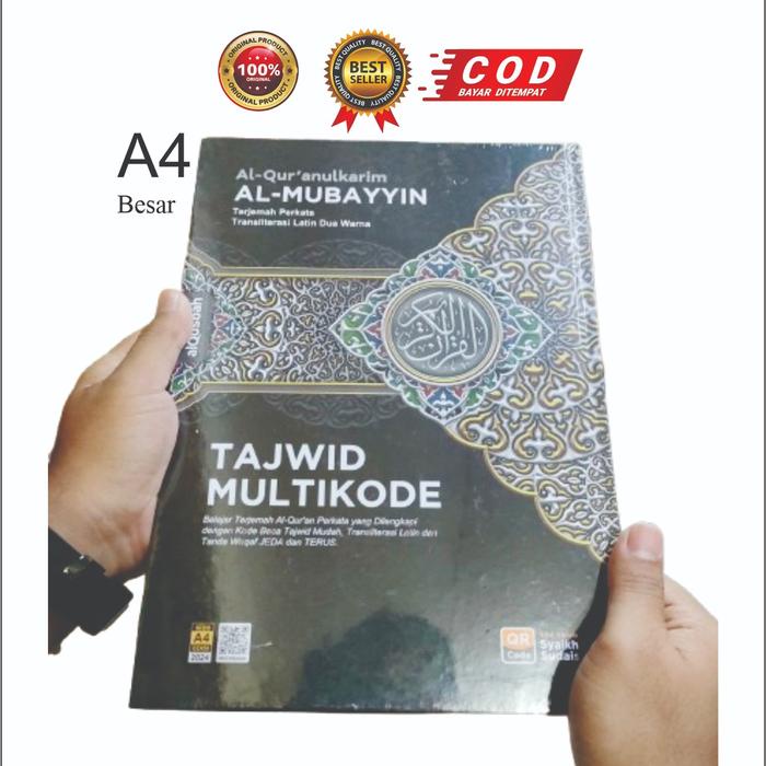

Produk Viral Al Qur'An Al-Mubayyin A4 Jumbo Besar Size (21,5 X 31,5 Cm) - Edisi Spesial, Tahun: