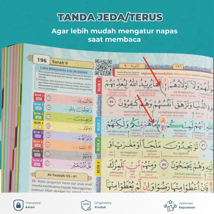 

Viral Quran Wakaf Eksklusif 8 Blok Warna By Nadira.Id Bisa Custom Nama Alquran Wakaf Mushaf Kitab