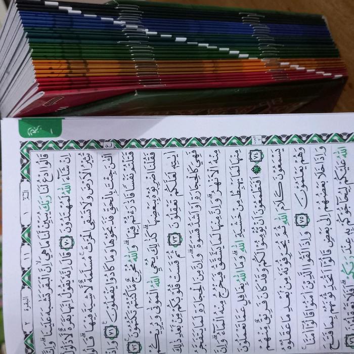 

Diskon Alquran Per Juz A5 Mujazza Khot Utsmani Ayat Pojok 15 Baris Tt Ilham Book Store Packing Aman