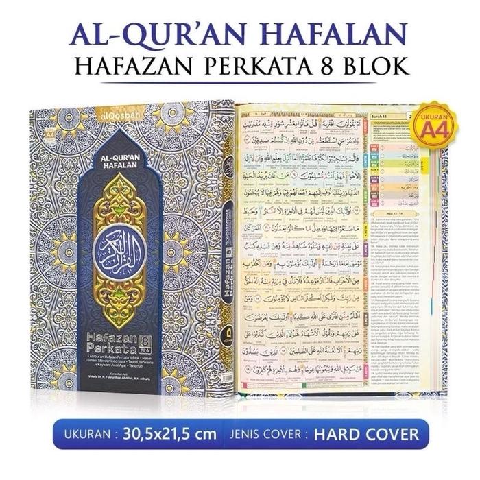 

Viral Alquran Hafazan Perkata A4 / Al Quran Terjemah Perkata / Al Quran Tajwid Packing Aman