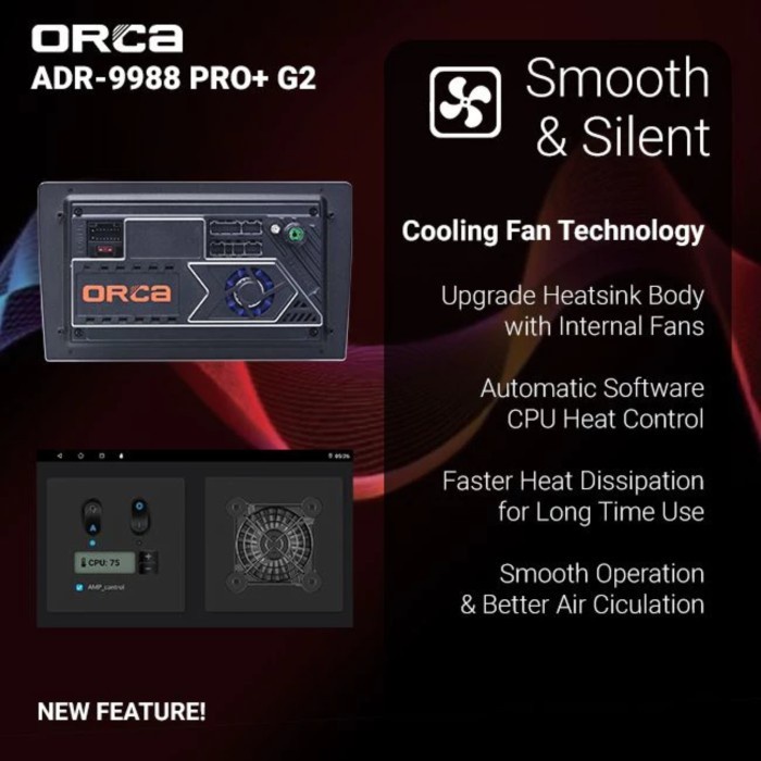 Terbagus Head Unit Android 10 Inch Orca Pro+ G2 Qled 6/128Gb Dual Camera Dvr