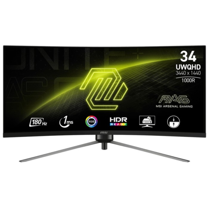 BISA GOSEND MONITOR MSI LED MAG 345CQR - CURVED UWQHD 34" ULTRAWIDE MSI 345CQR