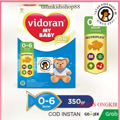 Vidoran My Baby Milk 0 6 Bulan Dan 12 Susu Formula Pertumbuhan Bayi 350gr MyBaby