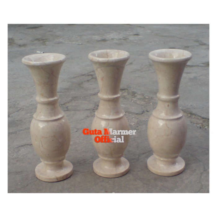 Vas Air Bunga Batu Marmer Putih Tulungagung