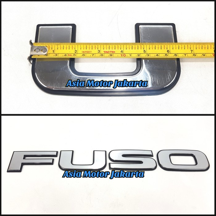 #####] Mark - Emblem FUSO Chrome Besar - Truck Mitsubishi Fuso Supergreat