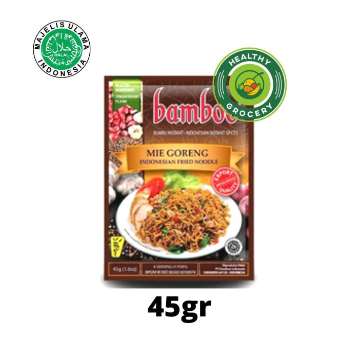 

TERJAMIN Bamboe Bumbu Mie Goreng 45gr / Indonesian Fried Noodle