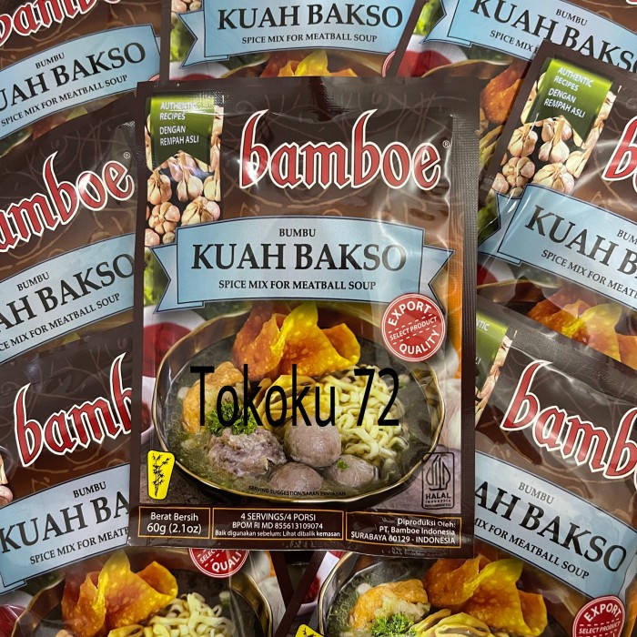 

TERBAIK Bamboe Bumbu Kuah Bakso 60 gr