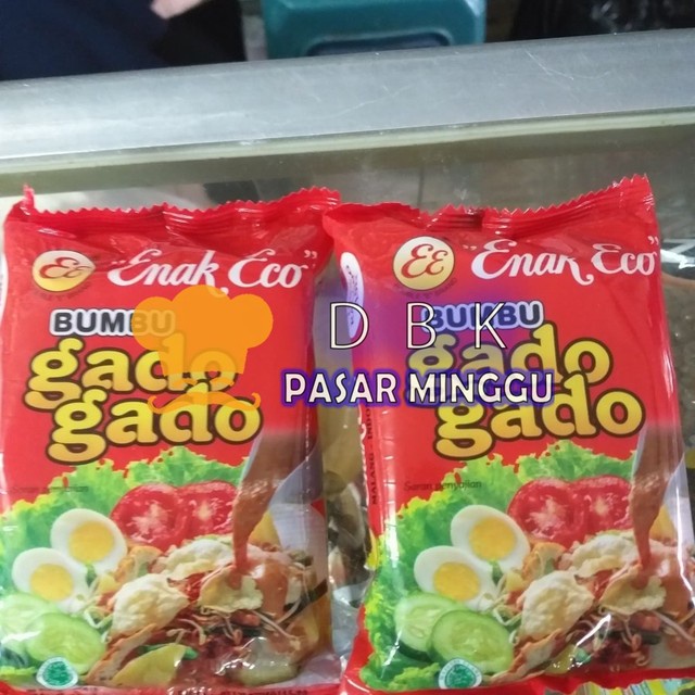 

KOMPLIT bumbu gado gado enak eco 185gr bumbu kacang rempah