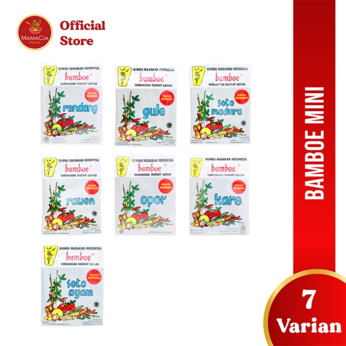 

TERBATAS Bamboe Mini Original Bumbu Dapur Gule Kare Opor Rendang Soto Rawon