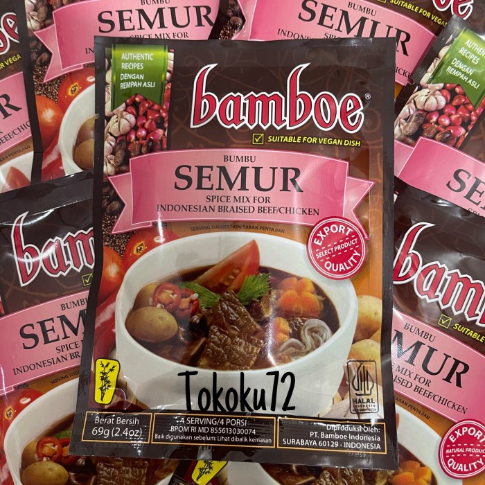 

STOK TERBATAS Bamboe Bumbu Instan Semur 69 gr