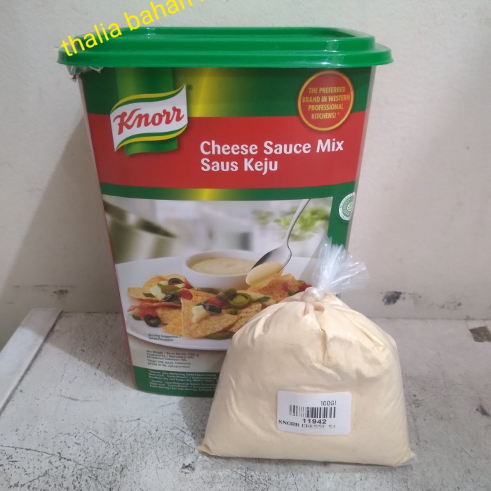 

NEW KNORR CHEESE SAUCE MIX BUBUK KEJU ECER 100GR,BUMBU PASTA POWDER PRAKTI