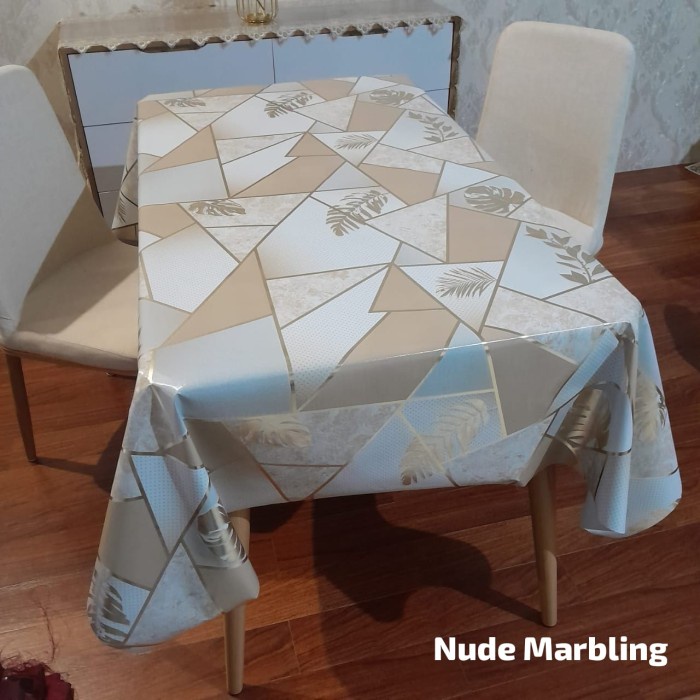 Terlaris Taplak Meja Tamu Marble Marmer 1 2 3 4 5 Meter Taplak Minimalis Mewah SALE