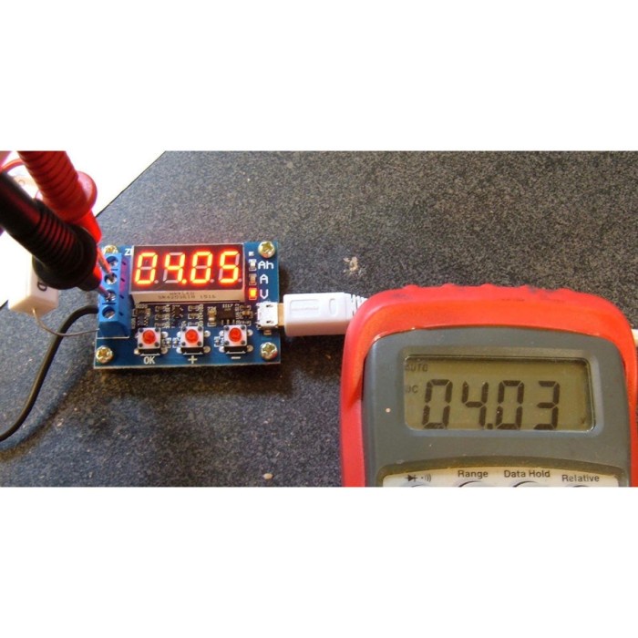 Modul Tester Kapasitas Baterai 18650 Battery Capacity Meter - HW586