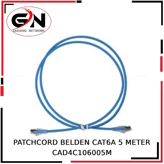BARANG TERLARIS PATCHCORD BELDEN CAT6A 5 METER CAD4C106005M