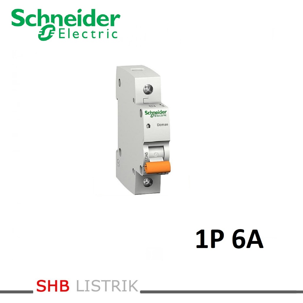 MCB SCHNEIDER 6A 1PHASE/ MCB 6 AMPER