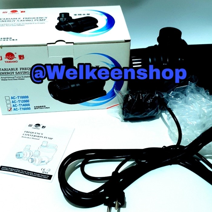 Yamano Act 16000 Pompa kolam Ikan koi low watt pompa air naik 7 meter