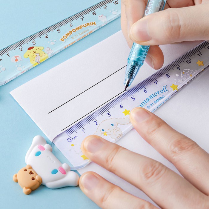 

JTTOP" TOKKADO SANRIO RULER PENGGARIS ANAK SEKOLAH KARAKTER LUCU 12CM