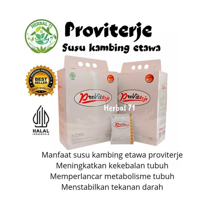 

terbaru !!! provit susu kambing etawa isi 50 sachet ready