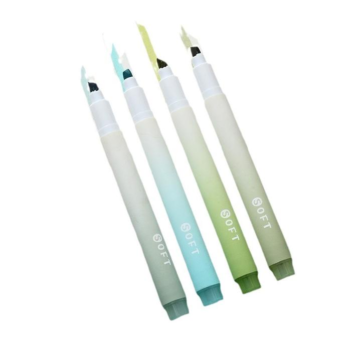 

JTTOP" HIGHLIGHTER PEN PASTEL MARKER WARNA PASTEL HIJAU UNGU ORANYE PULPEN PENANDA