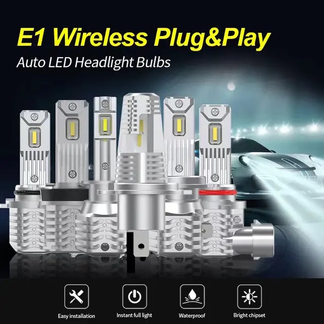 TOP" BOBLTECH LAMPU MOBIL LED H7 H8 H11 H16 HB3 HB4 HIR2 CREE XHP 70