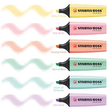 

JTTOP" STABILO BOSS PASTEL COLOR