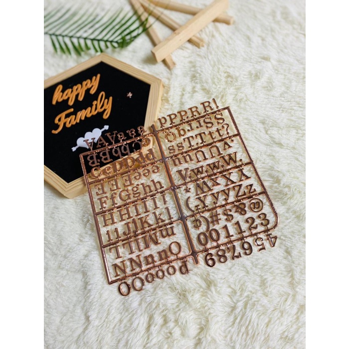 

JTTOP" TULISAN/ABJAD/HURUF CHROME PREMIUM UNTUK LETTER BOARD ISI 125 KARAKTER