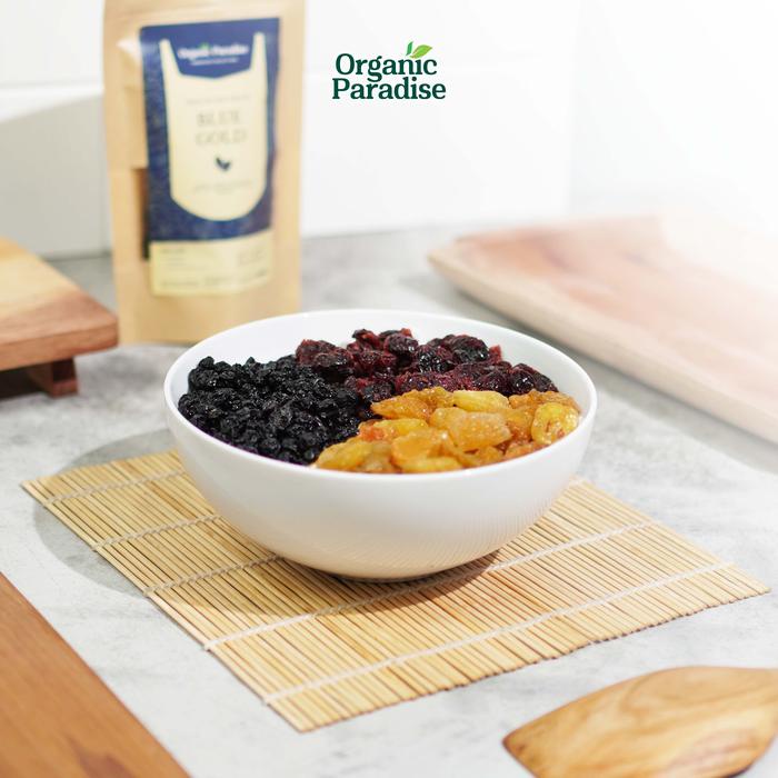 

SALE !!! SNACK MIX DRIED FRUITS VARIAN BLUE GOLD 100GRAM / CEMILAN BUAH KERING CAMPUR VARIAN BLUE