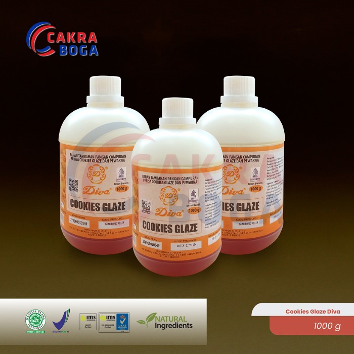 

Cookies Glaze Diva 1000Gr / Cookies Glaze Diva 1 Kg