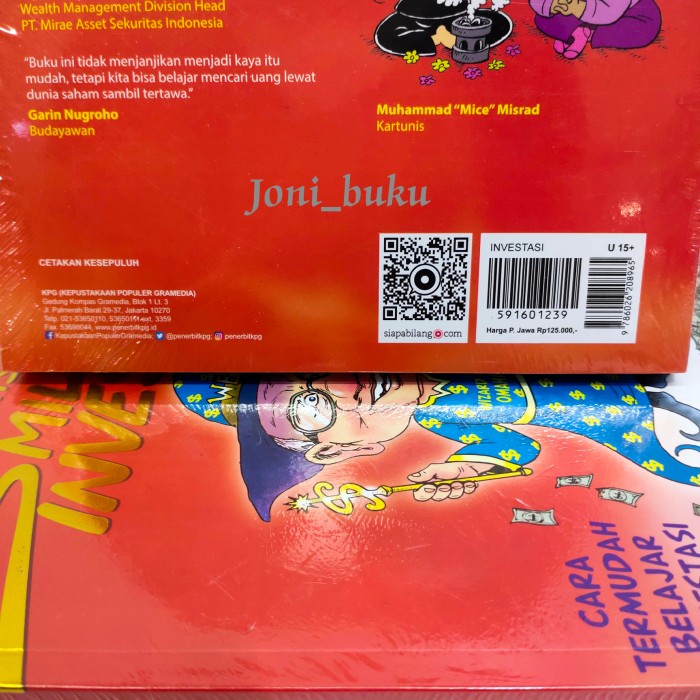 

SALE !!! BUKU WHO WANTS TO BE A SMILLING INVESTOR BY LUKAS SETIA ATMAJA READYY