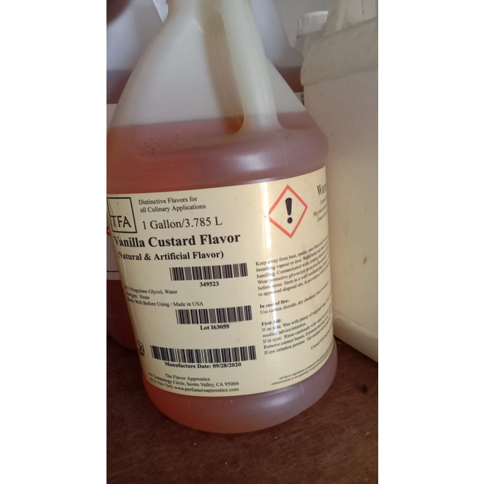 

Essence Tfa Vanilla Custard Flavor 1 Liter