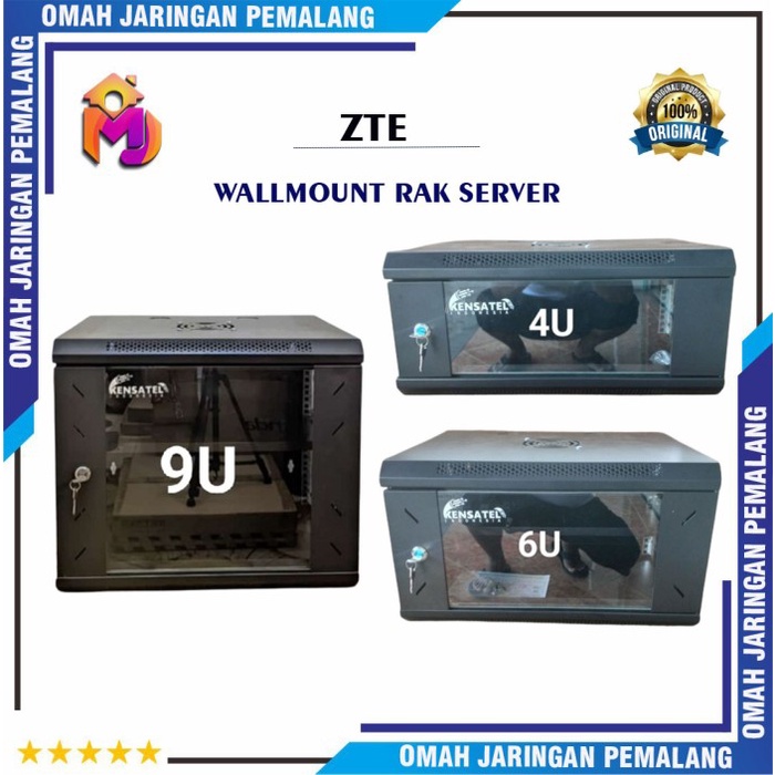 (NEW) Wallmount Mini Rak Server 4U 6U 9U KENSATEL / Rak server Mini