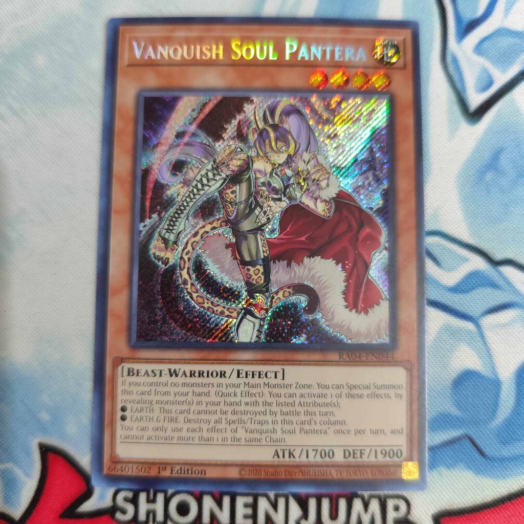 yugioh vanquish soul pantera RA04 secret rare  original