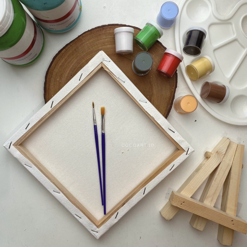 

Gratong Paint By Number Kit [ Whales ] - Cocoart.Id I Kanvas 20 X 20 Cm