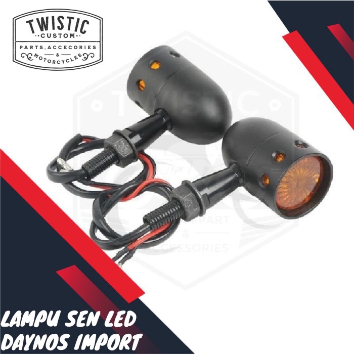 Lampu Sen Sein LED Daynos Motor Caferacer Japstyle Kawasaki W175 CB