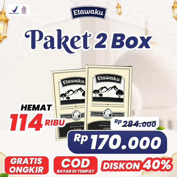 

terbaru !!! paket 2 box etawaku platinum ready