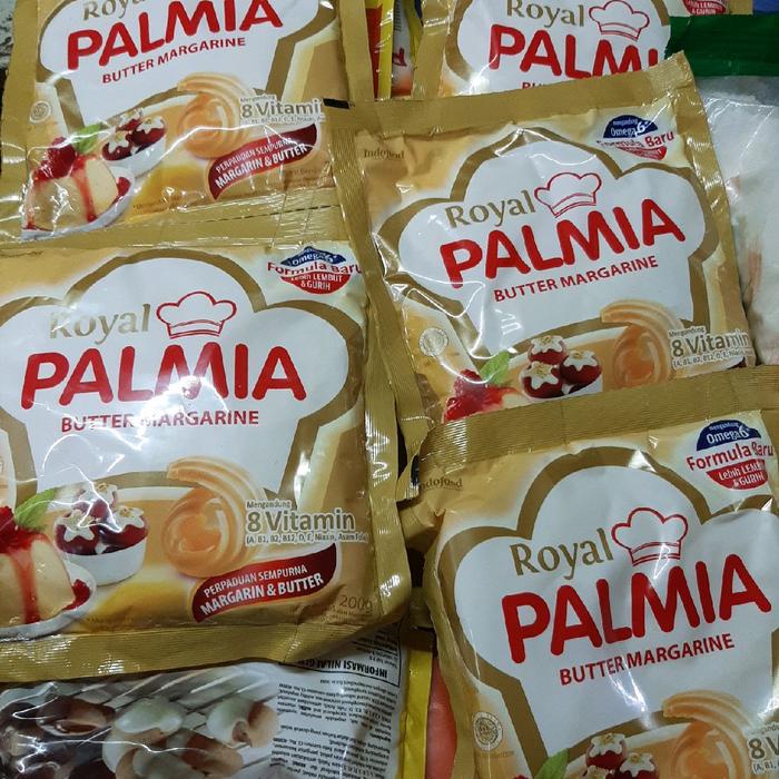 

terbaru !!! margarine palmia royal butter 200 gram (isi 5pcs) ready