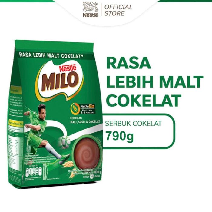 

terbaru !!! milo activ go 790gr ( susu nestle coklat ) ready