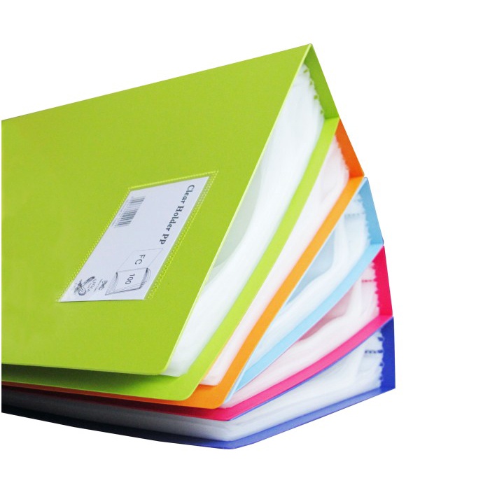 

EAGLE FILES Clear Holder Dokumen Keeper Display Book Map F4 100 PCKT