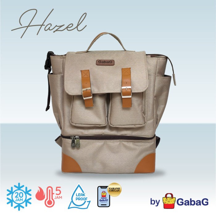 [tks] - GabaG Tas Asi - Backpack Cooler Bag 2 in 1 Lemon / Hazel / Zenia ( Laptop Fit)