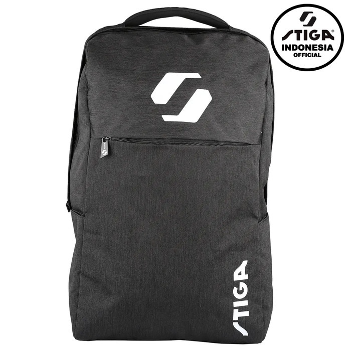 STIGA Backpack ECO RIVAL Black - Tas Ransel Pingpong Sporty Original
