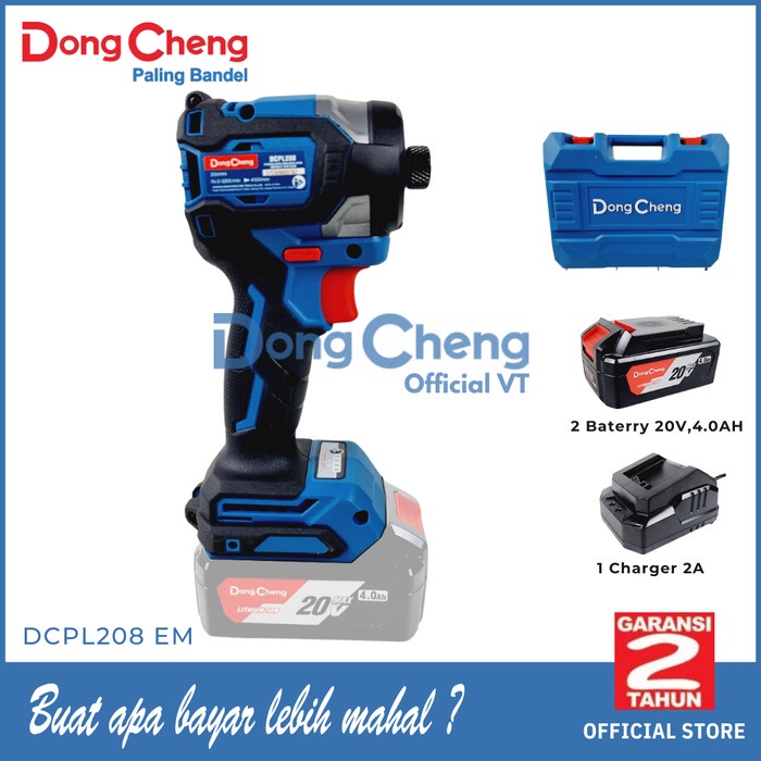 Dongeng DCPL208 EM Cordless Brushless Impact Driver 20V