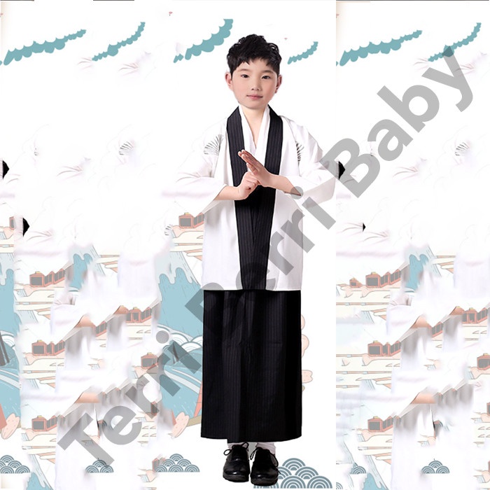 Hakama Kimono Yukata Anak Dan Dewasa Pakaian Tradisonal Jepang Hanfu