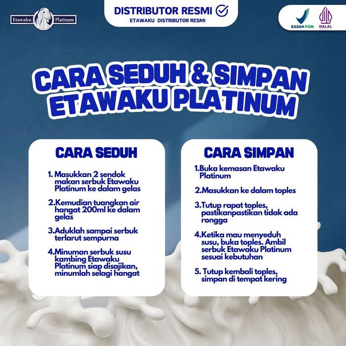 

Susu Etawaku Original 5 Box 200 gram BPOM HALAL DISTRIBUTOR RESMI [ ]