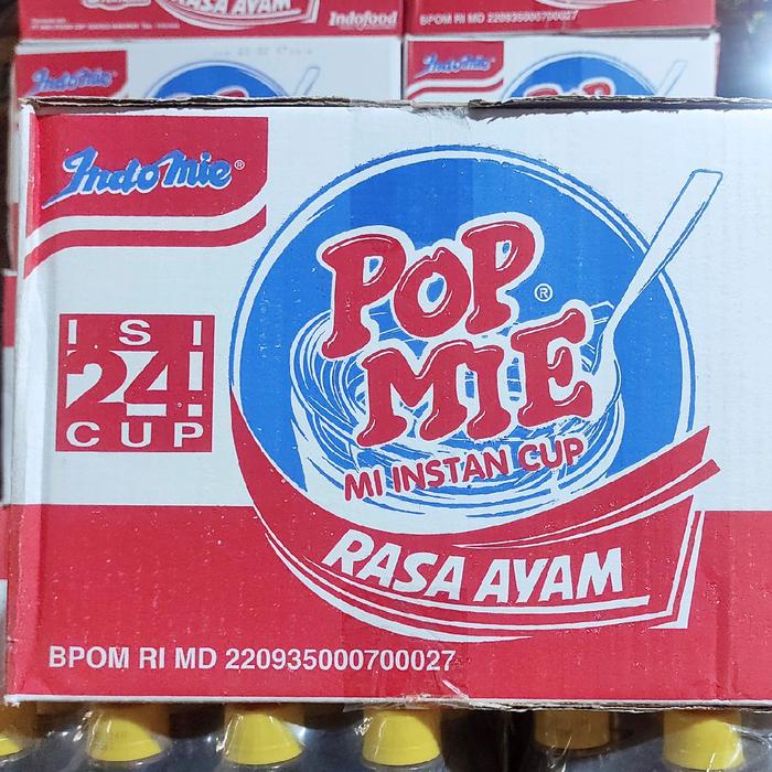 

Pop Mie Rasa Ayam 1 dus isi 24 pcs Noodles indomie kuah