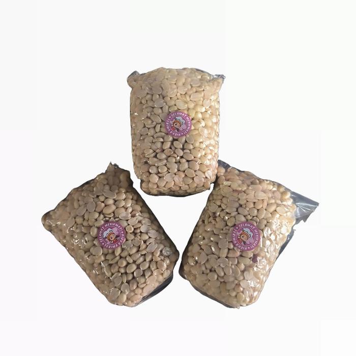 

3 Pack 350 gr Kacang Kupas - Premium Kacang Kupas Mentah - Cocok Buat Puasa dan Lebaran Food Snack