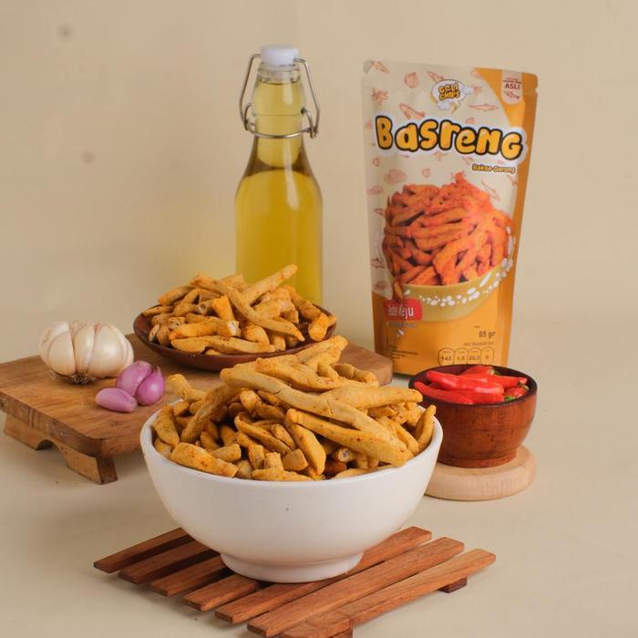 

GELICHIPS - 1 Kg BAKSO GORENG (BASRENG) Keju Pedas Renyah Gurih
