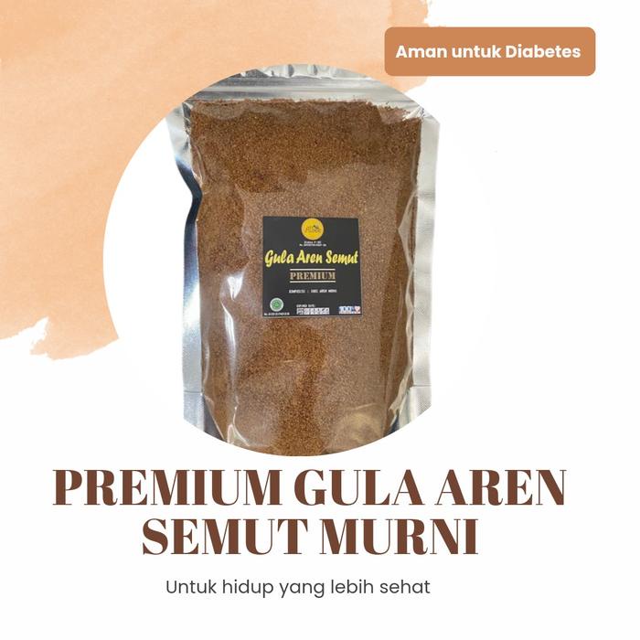 

GULA AREN SEMUT PREMIUM 500 GRAM 100% MURNI arenas